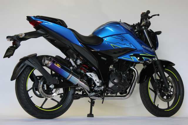 新品 ジクサー250 SF バイクマフラー リアライズ 22Racing